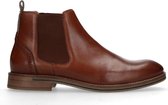 Sacha - Heren - Bruine leren chelsea boots - Maat 42