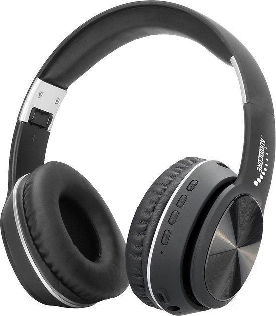 Opstand Logisch optocht Draadloze hoofdtelefoon V5.0 + EDR bluetooth Audiocore AC705 zwart  koptelefoons headphones | bol.com