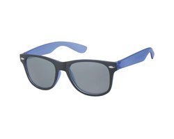 Kinderzonnebril 5 - 8 jaar Blue and Black Jongens & Meisjes Hippe Kids Bril Kinderbril Zonnebril