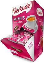 Verkade Mini’s dispenserbox romige melkchocolade - 108 stuks