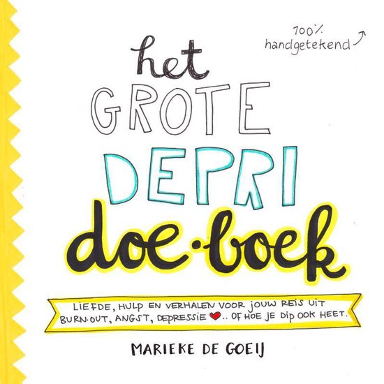 Boek cover Het grote depri Doe-Boek van Marieke de Goeij (Paperback)