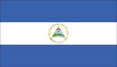 Vlag van Nicaragua - Nicaraguaanse  vlag 150x100 cm incl. ophangsysteem