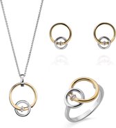 Orphelia  SET-7503/1/56 - Meerdelige set (3 of meer artikelen) - Zilver 925 - Zirkonia - 42+3 cm