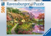 Ravensburger puzzel Cottage - Legpuzzel - 500 stukjes