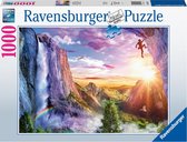 Ravensburger puzzel Het Plezier van een Klimmer - Legpuzzel - 1000 stukjes