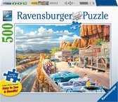 Ravensburger puzzel Mooi Uitzicht - Legpuzzel - 500 stukjes