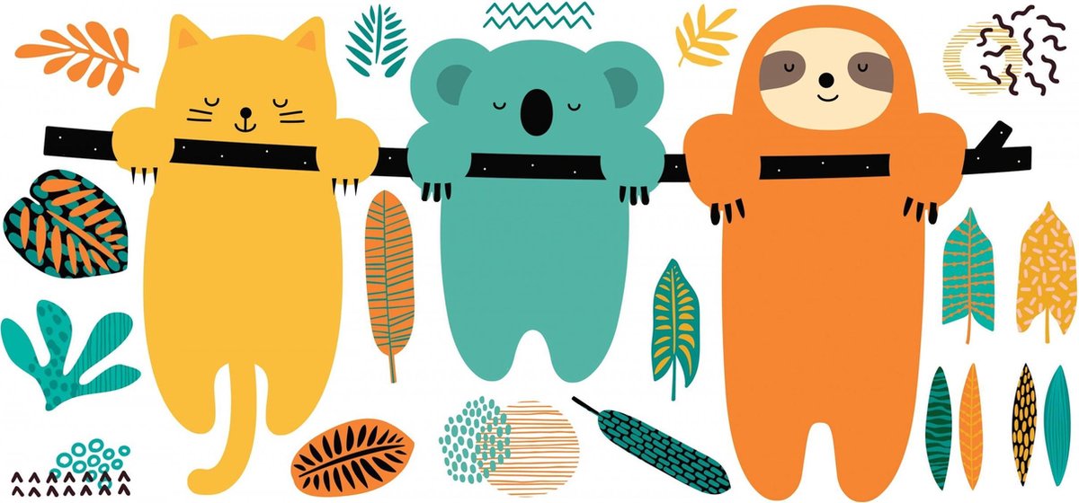 Roommates Muurstickers Xl Koalas Vinyl 18 Stuks