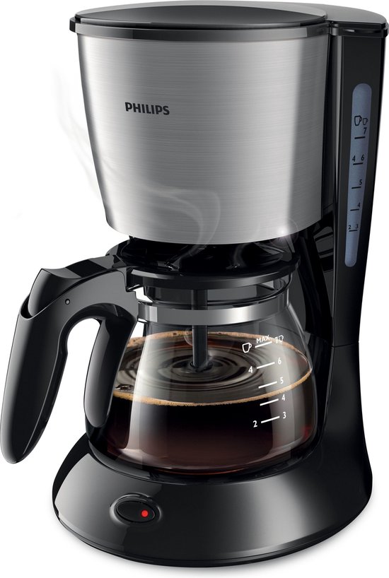 Opties voor koffiebereiding - Philips HD7435/20 - Philips Daily HD7435/20 - Koffiezetapparaat - Zwart