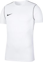 Nike Dri-FIT Mannen Sportshirt - White/Black/Black - Maat L
