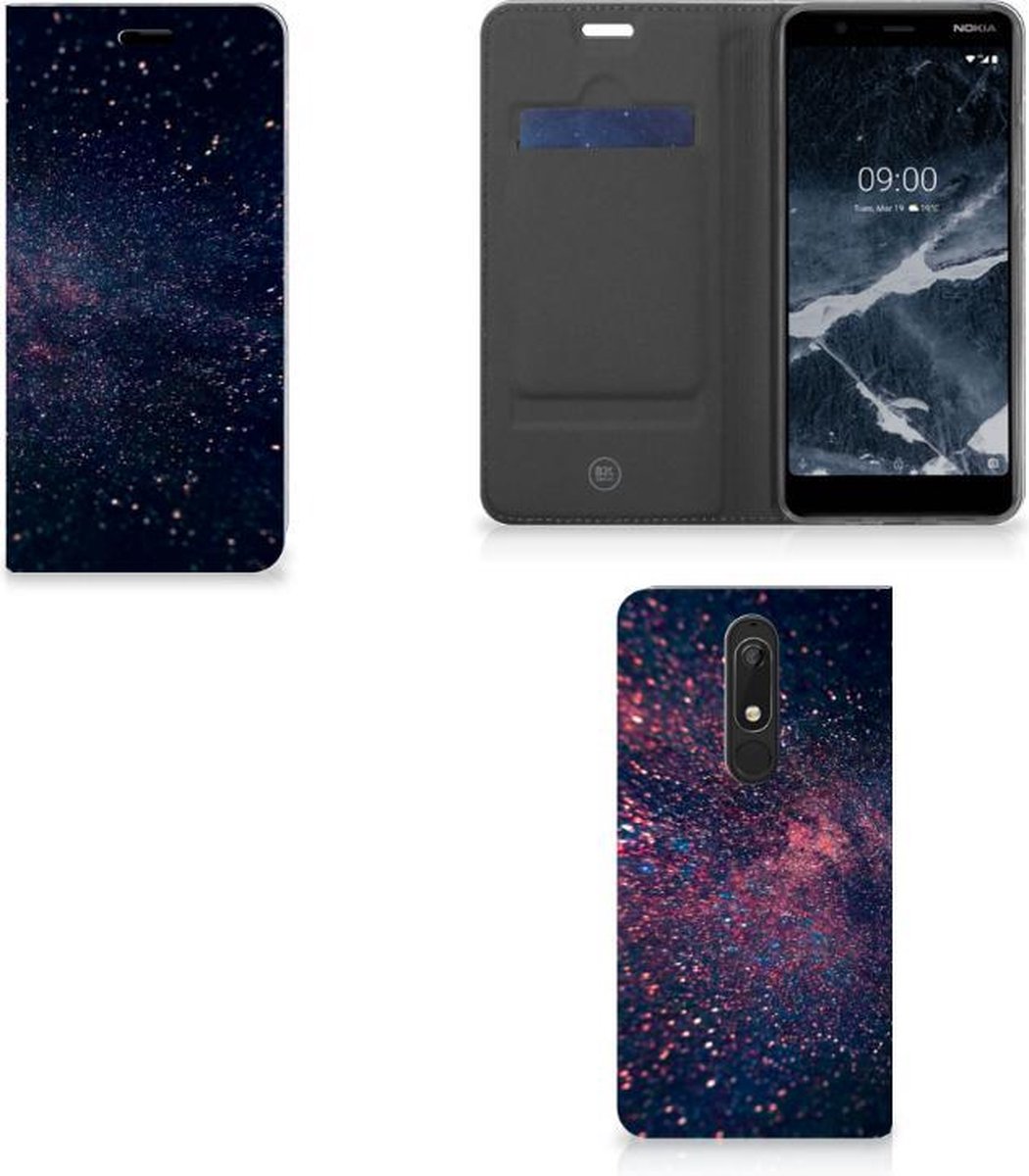 Nokia 5.1 (2018) Stand Case Stars