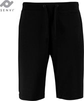 Senvi - Slim Fit - Korte Broek - Kleur Zwart - Maat L - SVKK922