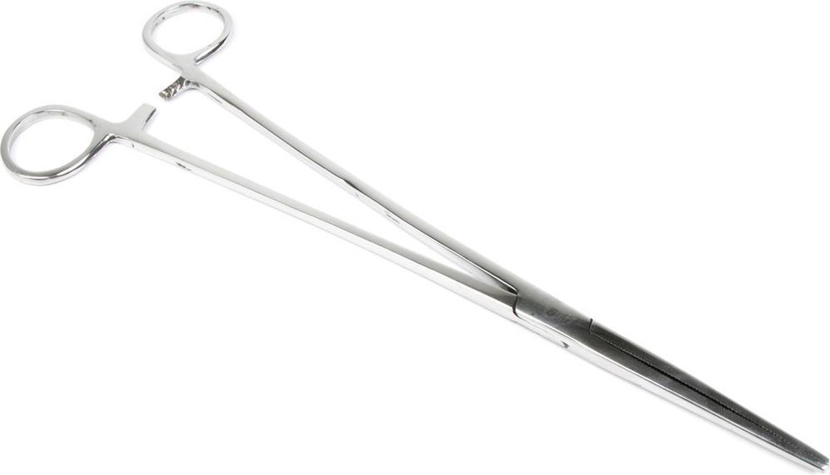 X2 Rechte Onthaaktang - 25cm - Vistang - Arterietang - Hakensteker