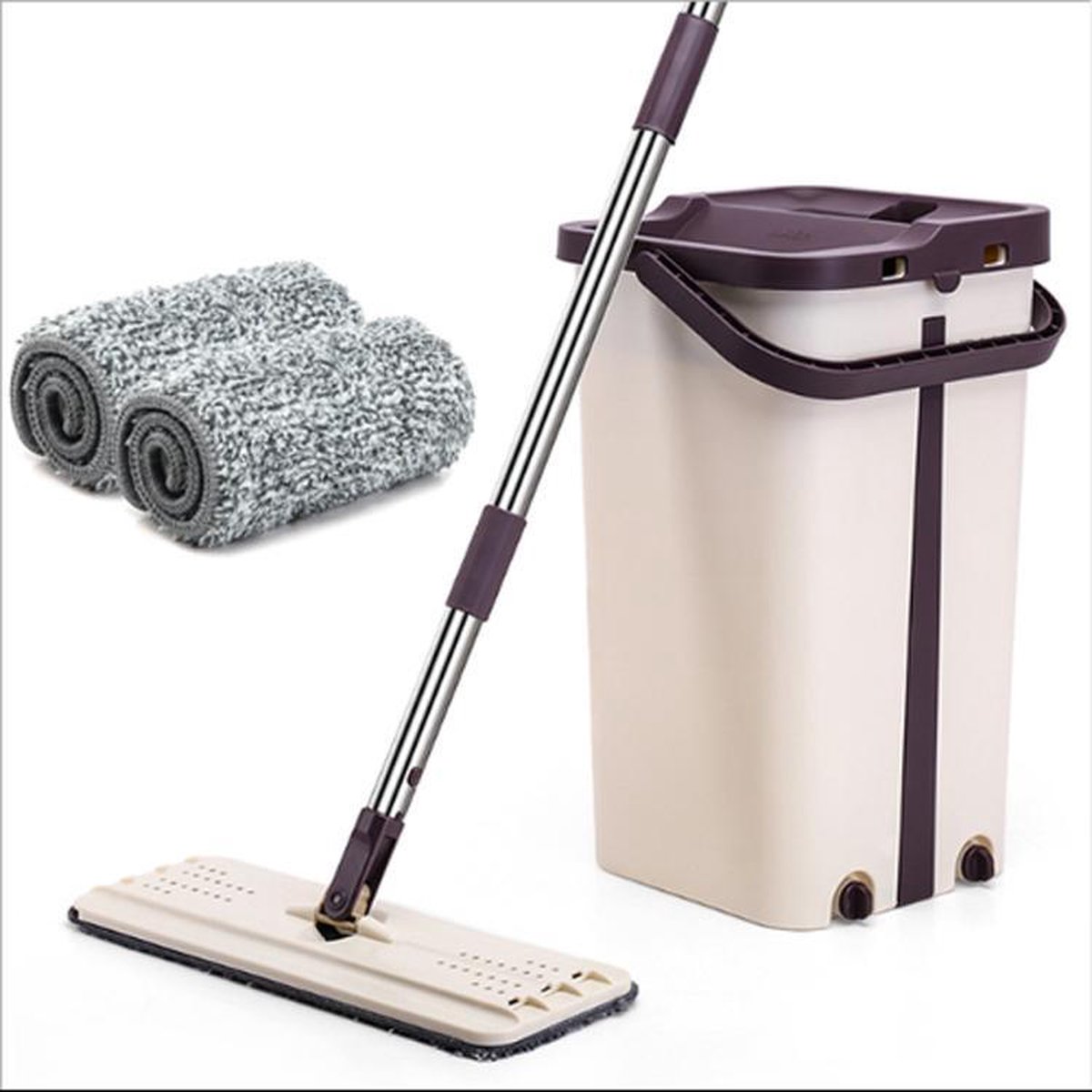 Flat mop with bucket deals