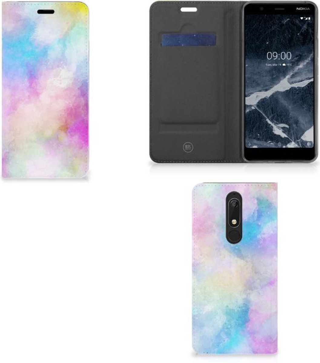 Bookcase Nokia 5.1 (2018) Watercolor Light