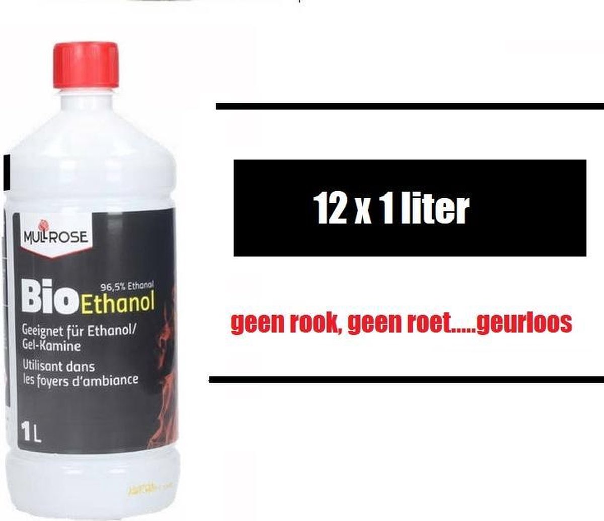 Zeestraat Onhandig motor 12 flessen bio ethanol | GRATIS VERZENDING | GRATIS AANSTEKER| | bol.com