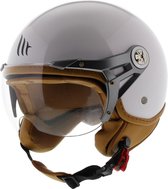 MT Soul Retro helm glans wit