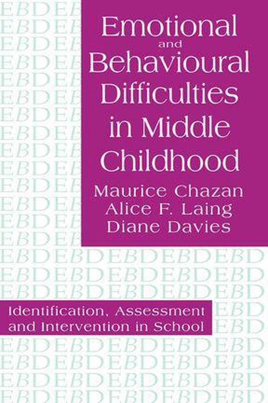 Emotional And Behavioural Difficulties In Middle Childhood - cover