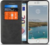 Casecentive Leren Wallet case - Portemonnee hoesje - iPhone 7 / 8 Plus zwart