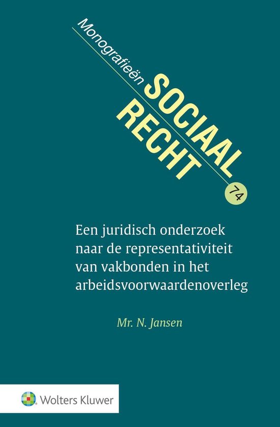 Monografieën 74 - Sociaal recht - N. Jansen | 