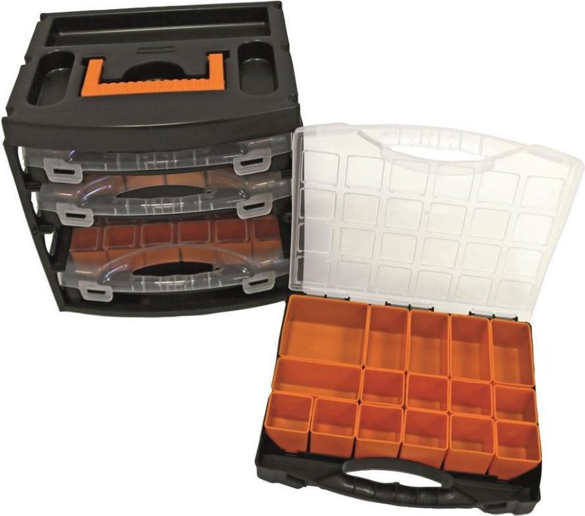ERRO Handybox - Assortimentsbox met 4 sorteerdozen - Incl. inzetbakjes - ERROPP08