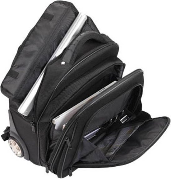 Dermata Trolley Sac à dos Nylon 3444NY Zwart
