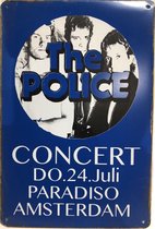 Concertbord- The Police - Concert Paradiso Amsterdam