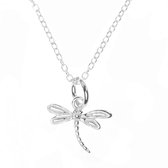 Jewelryz Libelle Ketting | 925 zilver | 50 cm