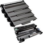 Print-Equipment Toner cartridge / Alternatief Spaarset 4x TN3380 TN3330  + 1 Drum DR3300 | Brother DCP-8110DN/ DCP-8250DN/ HL-5440D/ HL-5450DNT/ HL-547
