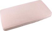 Bamboom Hoeslaken Jersey Streep Roze 60 x 120 cm