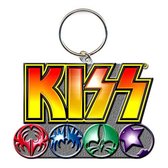 Kiss Keychain Logo et icônes multicolores