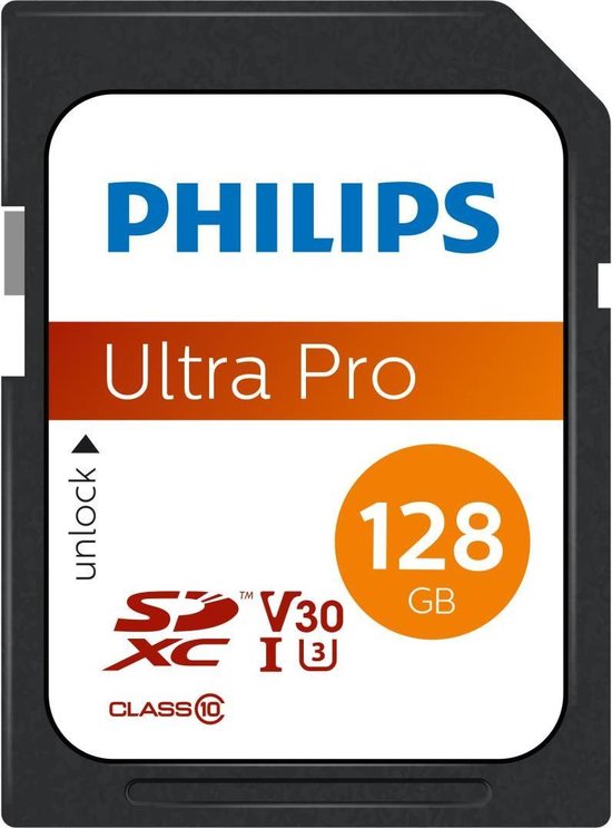 Elektropositief Nieuw maanjaar Krijt Philips FM12SD65B - SDXC kaart 128GB - Class 10 - UHS-I U3 | bol.com