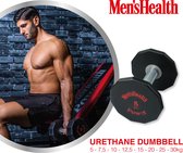 Men's Health Urethane Dumbbell 25 kg - Crossfit - Oefeningen - Fitness gemakkelijk thuis - Fitnessaccessoire