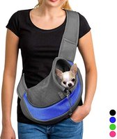 honden schoudertas- draagtas voor honden en katten- Blauw