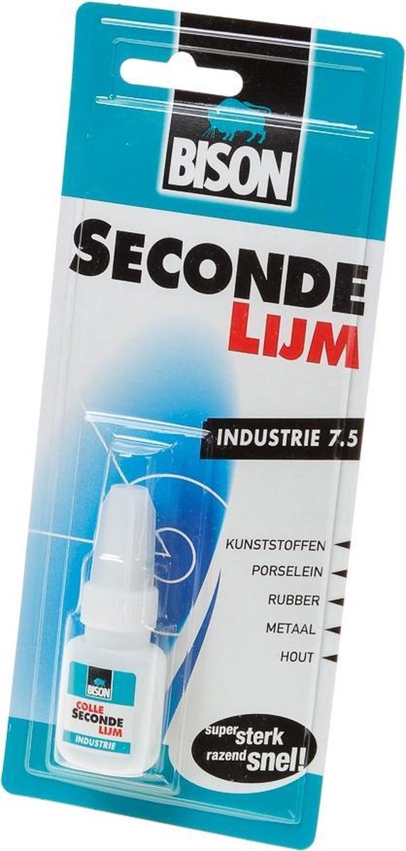 Bison Industrie Secondelijm - 7,5 ml | bol.com