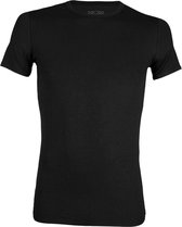 HOM Smart Cotton Tee-Shirt Crew Neck - zwart -  Maat XXL