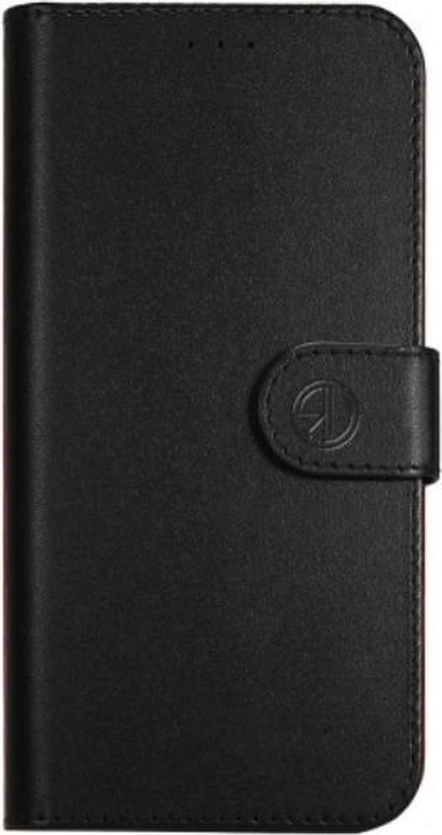 RV Genuine leather met vakken voor pasjes voor iPhone 11 Pro - Zwart