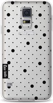 Casetastic Pin Points Polka Black Transparent - Samsung Galaxy S5