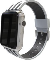 watchbands-shop.nl bandje - Apple Watch Series 1/2/3/4 (42&44mm) - GrijsZwart