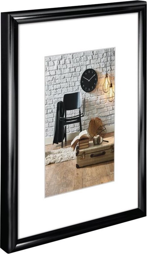 Evry Plastique Cadre Photo 70x100cm Noir Mat