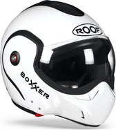 ROOF BoXXer Wit Systeemhelm - Motorhelm - Maat M