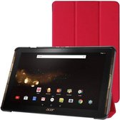Acer Iconia Tab 10 A3-A40 Tri-Fold Book Case Rood