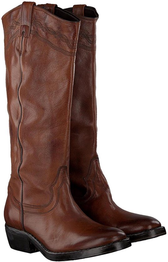 Cognac CATARINA MARTINS Cowboy boots NOMAD HIGH EMBROIDERY Cognac CATARINA MARTINS Cowboy boots NOMAD HIGH EMBROIDERY