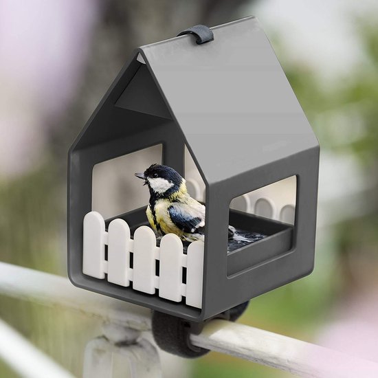 Teleurstelling Manie Wees Emsa Vogelvoederhuisje hangend voor kleine vogels | Ook bruikbaar als  vogelbad of... | bol.com