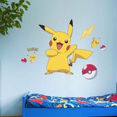 Pokémon Pikachu muursticker set