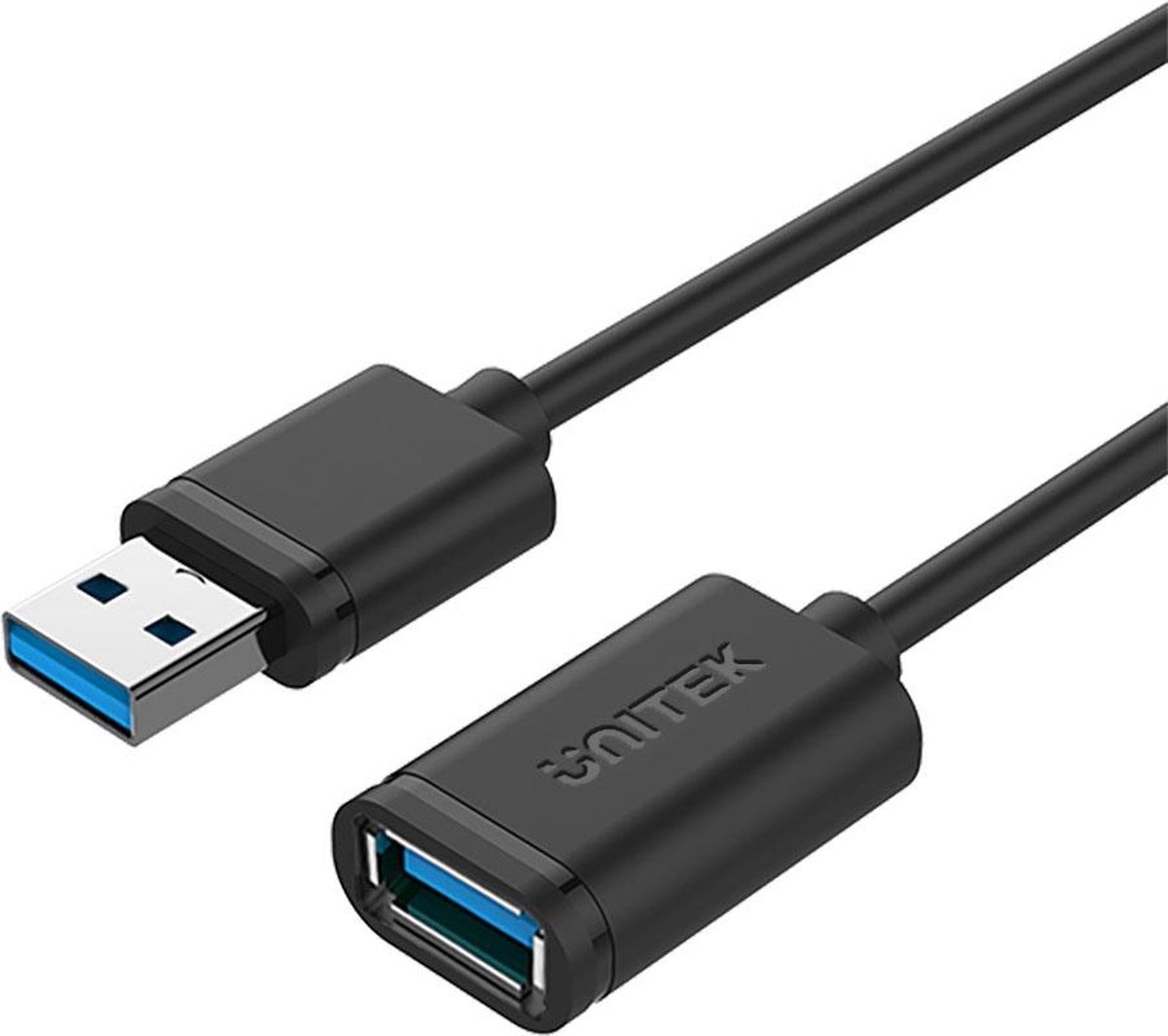 Unitek Usb 3.0 Am Af-Kabel Voor Laptop, Mac En Pc, 2 Meter, Snelle Gegevensoverdracht