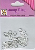 JR001 Jump ring sieraden ringetjes voor sluiting 6 x 0,7 mm zilver Nellie Snellen