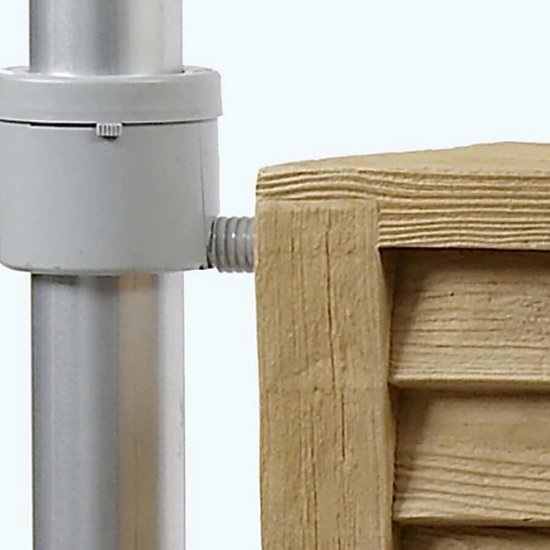 Garantia Rain Barrel Woody Châtain Clair 350 litres