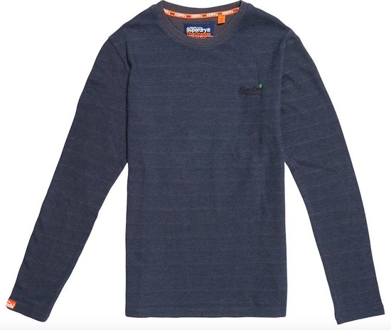 Superdry Lange Mouw T-shirt Orange Label Twill Texture (M6000011A - U6K) |  bol.com