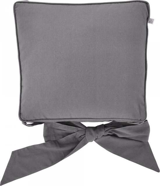 | Dutch Decor Java Stoelkussen Donkergrijs rotan stoel kussen 45x50