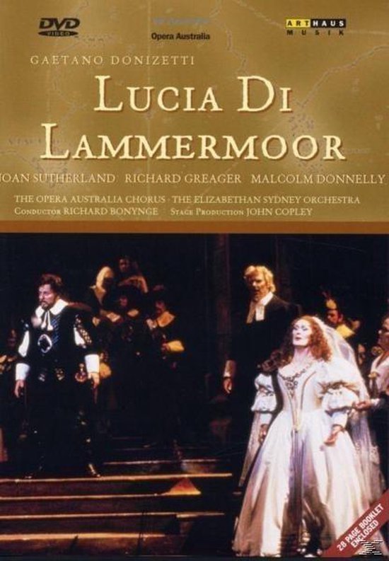 Cover van de film 'Gaetano Donizetti - Lucia Di Lammermoor'